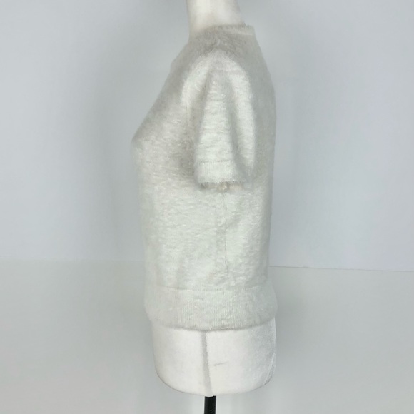 Twik ecru fuzzy sweater - Picture 3 of 9